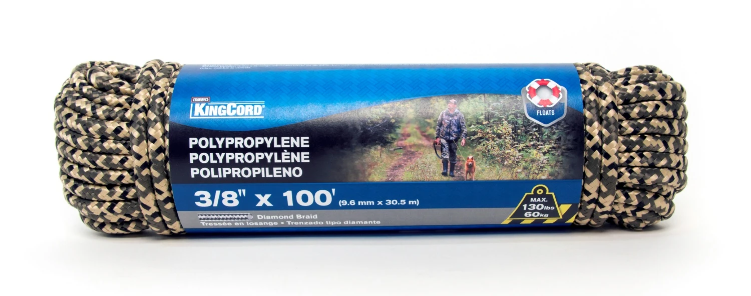 3/8" X 100' PP DB - CAM(GRN/BRN/BLK) 4 3/8" X 100' PP DB - CAM(GRN/BRN/BLK) - Image 2