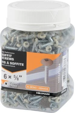 Hillman Soffit Screws Almond 6X5/8
