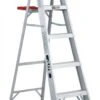 5' ALUMINUM STEP LADDER| TYPE 3| 200 LB LIMIT WITH PAIL TRAY -Home Improvement Store fa137e70 1ea3 4d19 92ef 47a4ba64841c