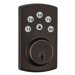 Powerbolt 2.0 Electronic Deadbolt Featuring SmartKey In Venetian Bronze
