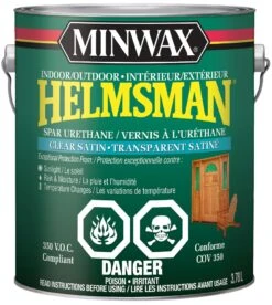 STAIN MINWAX HELMSMAN CLEAR SATIN 1G
