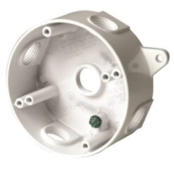 OUTDOOR ROUND SILVER BOX